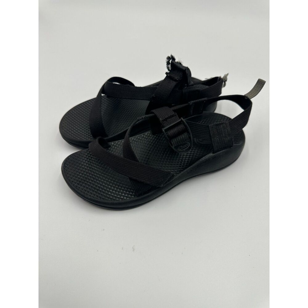 Vibram Chaco Men Cloud Sport Sandals Non Marking Sz 4 Black AS IS